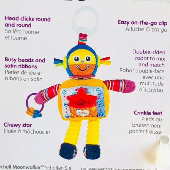 Lamaze Infants' Clip & Play Toy -Robot Mitchell Moonwalker New w/Tag For Baby 0+ - Picture 15 of 16